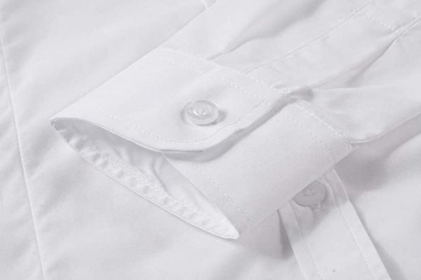 Women's Formal Work Wear White Simple Shirt