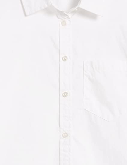 Women's Classic-Fit Long-Sleeve Button-Down Poplin Shirt