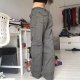 Women High Waisted Baggy Jeans Vintage Wide Straight Leg