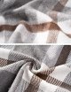 Womens Casual Wool Blend Plaid Flannel Shackets Jacket Button Down Shirt Coat