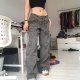 Women High Waisted Baggy Jeans Vintage Wide Straight Leg