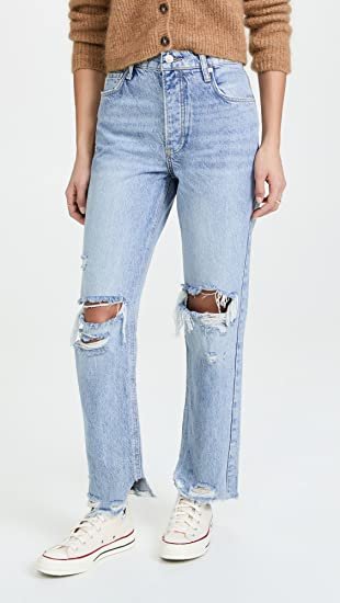 Women's Tapered Baggy Boyfriend Jeans
